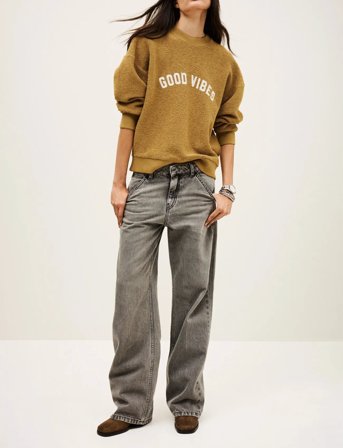 ba&sh Sweatshirt Rob - Yellow - 38