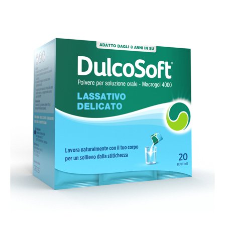 Dulcosoft Polvere per Soluzione Orale Lassativo Macrogol per