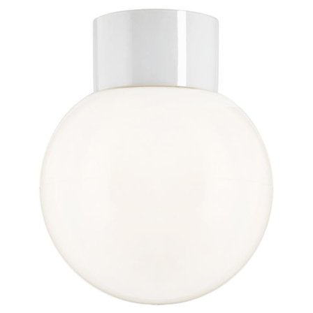 Ifö Electric 6041-540-10 Takarmatur blank, rak, IP54 Vit, Belysning