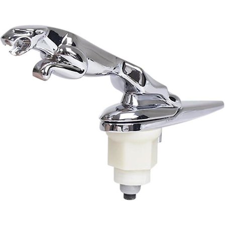 Jaguar Bilpanser Ornament 3D Emblem Bil Logo Bildeksel Krom Ørn Merke Biltilbehør for Jaguar XF XJ XE XK XKR XFL XJS E Front Kjøretøy Panser Ornament