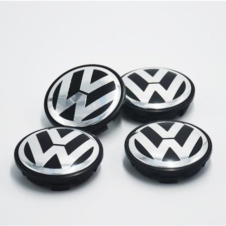 4 stk VW Logo 56mm Navkapsel Felgemblem Felgmerke