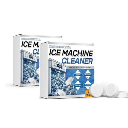 Ismaskinrenser Avkalker - 12 Pakning Ismaskinrenser Tabletter for Kjøleskap