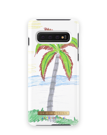 La Escuela iDeal Galaxy S10 Crayon Palm Tree