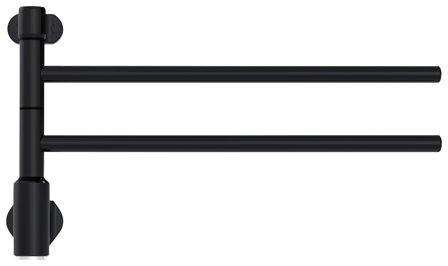 PAX Flex I 2/550 Handdukstork Mattsvart, Badrum