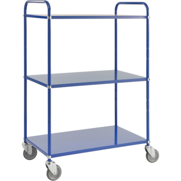 Lätt Hyllvagn Hög 3 Plan Obrom