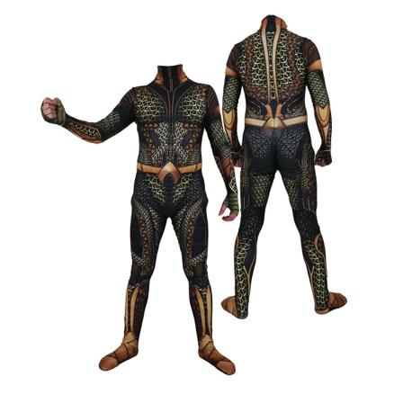 Voksen Barn Halloween Film Aquaman Mera Cosplay Kostyme Superhelt Arthur Curry Orin Zentai Body Suit Jumpsuits Z G S