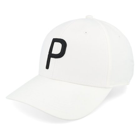 Puma - Blanc adjustable Casquette - Heritage P Tech Cap White Adjustable @ Hatstore