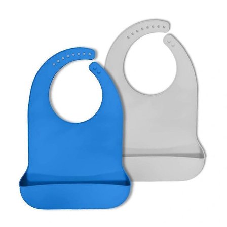 Hagesmække til voksne, vaskbare, til mænd og kvinder, hagesmække til ældre, hagesmække til madning, hagesmæk til voksne med krummeopsamler