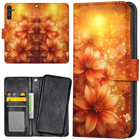 Samsung Galaxy S25 FE - Lompakkokotelo/Kuoret Flowers