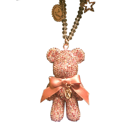 Bilhänge kreativt high-end diamantprydd handbjörn backspegelhänge bilinredning bilhänge