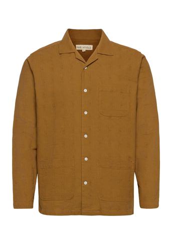 Dewey L/S Shirt Brown Far Afield