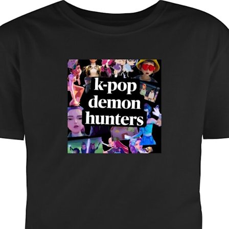Barn T-shirt KPop Demon Hunters glow edition samlarobjekt