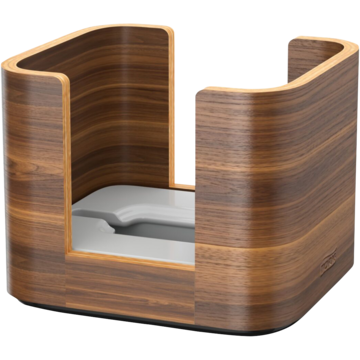 SERVIETTDISPENSER BORD VALNØTT