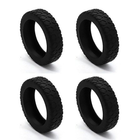 Silikonhjulskydd för Bagage - Anti-Damm, Repskydd & Ljudreducering för Spinner & Kabinväskor