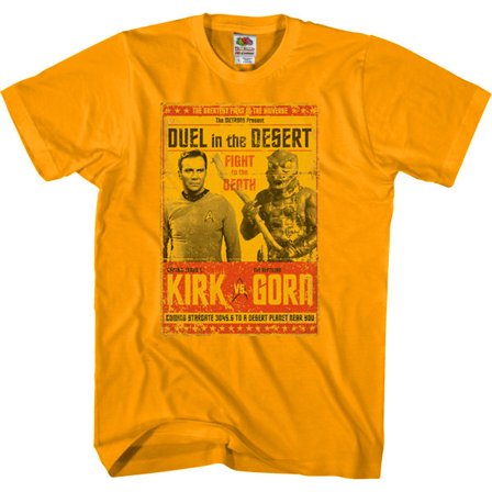 Kirk vs Gorn Star Trek T-shirt