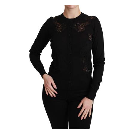 Dolce & Gabbana Cashmere blonder cardigan sweater Sort, Dame