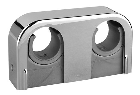 Faluplast Snap 14015 Rørklemme dobbel, 18-22 mm Krom, Installasjon