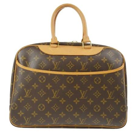 Louis Vuitton Vintage Pre-owned Canvas louis-vuitton-Tass , Bruin , Dames , Maat: ONE Size Vintage Tassen