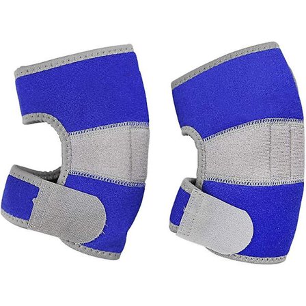 Justerbara andningsbara neopren armbågsskydd Barn Anti-Bump armbågsskydd (blå)