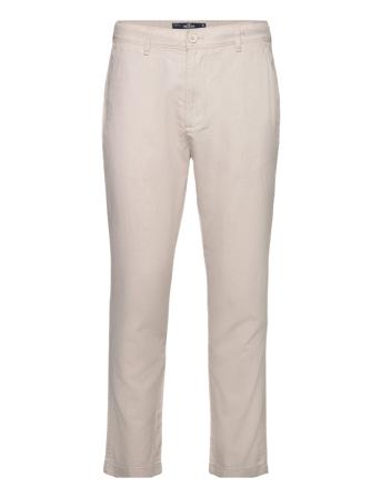 Hco. Guys Pants Chinos Bukser Creme Hollister*Betinget Tilbud