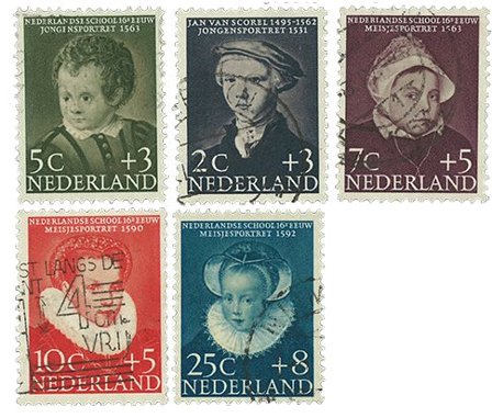 Holland 1956 - NVPH 683-87 - Stemplet