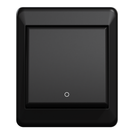 ELKO 2-polet bryter påvegg RS16 sort