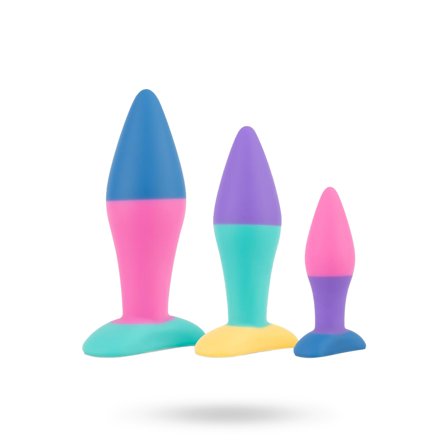 PMV20: Koda Butt Plug Set - Multi Coloured