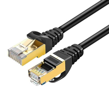 Amazon Brand - Cat 7 Ethernet-kabel, Cat7 Gigabit Lan-nätverkskabel Rj45 Hög hastighet Patch-kabel Platt 10gbps 600mhz/s Sftp Internet-kabel