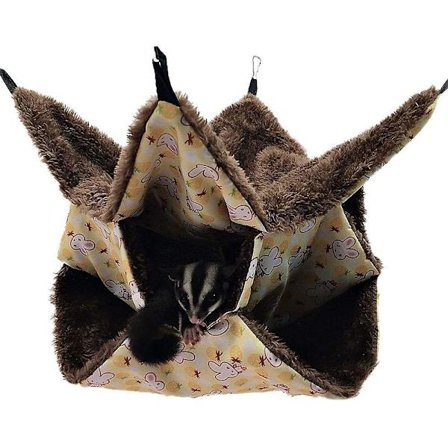 Pieni lemmikkiriippa, Sokeririippa Kolmikerroksinen sänky Rottien riippa, Marsun, Fretin tunneli Mukava vuodetarvikkeet Pienille eläimille