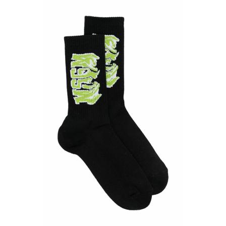 Msgm Socks , Zwart , unisex , Maat: ONE Size Sokken