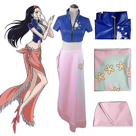 One Piece Nico Robin Cosplay Kostume Kjole Outfits Halloween Karneval Suit Til Piger