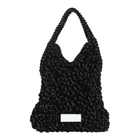 Hvisk, Mesh String BAG Zwart, Dames, Maat:ONE Size