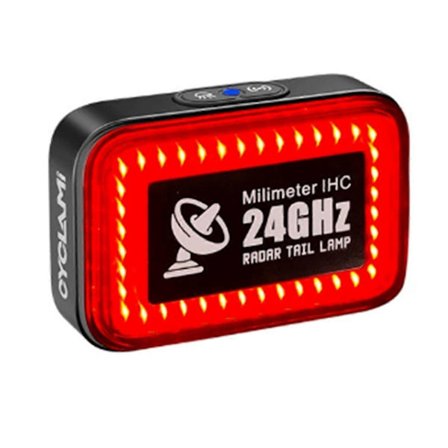 RT02 Sykkel Intelligent Radar Baklys Sykkel Smart Bakbrems Sensorlampe Ebike LED Sykling Sens