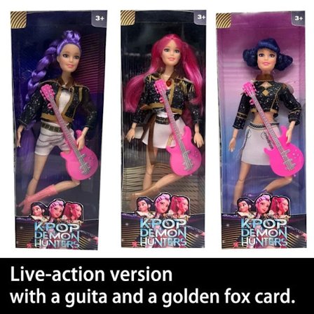 Dukkelegetøj Kpop Demon Hunters Action Figur Legetøj Rumi Mira Zoey Smuk Prinsesse Baby Pige Dukker Plast DIY Legetøj til Piger