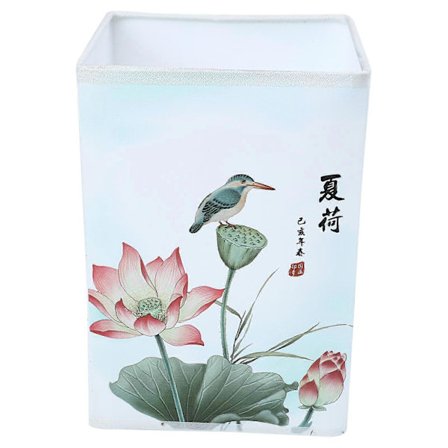 Dekorativ lampeskjerm i stoff, multifunksjonell bordlampe skjerm, firkantet lysdeksel