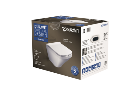 Duravit Durastyle WC-skål med sits, Badrum