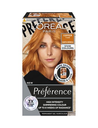 L'Oréal Paris L'oréal Paris Préférence Vivid Colours 7.432 Copper - Red - ONE SIZE