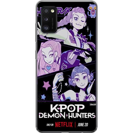 Kompatibel Mobilcover til Samsung Galaxy A41 Kpop Demon Jægere Huntrix Plakat Mira Zoey Rumi Lilla Stjerne Glød