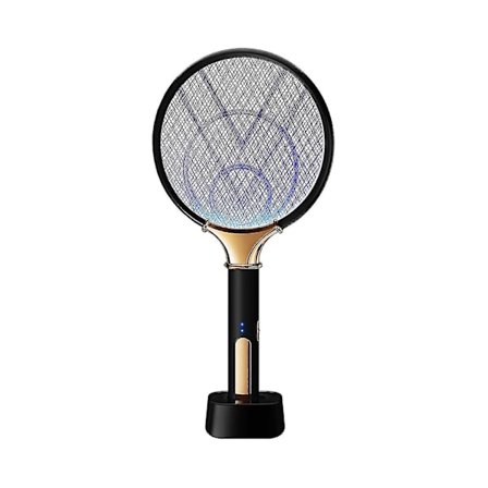 Elektrisk Fluepisker, Elektrisk Zapper, Myggefælde Lampe & Ketsjer, Myg Dræb Flue Zapper Med Lilla Lys Lokkemiddel Til Hjem Indendørs Udendørs - q34