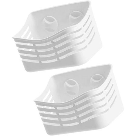 /EA/Cabilock 2st Badrumshylla Badrumsorganisatör Hylla Väggmonterad Duschorganisatör Tandborsthållare Förvaringshylla Köks Hylla