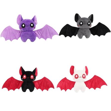 Halloween flaggermus plysj leke søt utstoppet dyr dukke til barn gave Grey