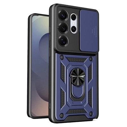 Mobilskal till Samsung Galaxy S26 Ultra Plast Med Ställning - Blå