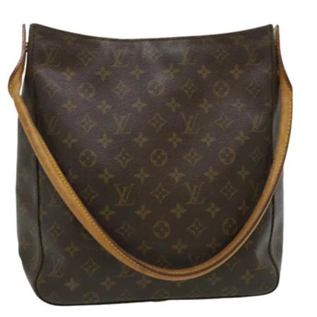 Louis Vuitton Vintage, Pre-owned Canvas louis-vuitton-bags Bruin, Dames, Maat:ONE Size