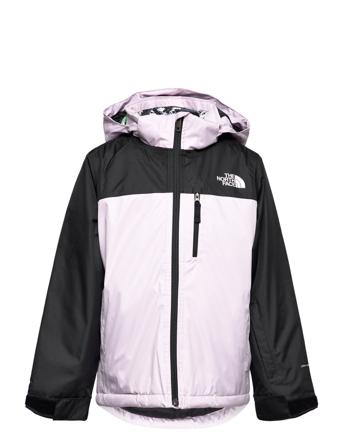 Teen Snowq P Ins Jkt Outerwear Snow/ski Clothing Snow/ski Jacket Multi/mønstret The North Face