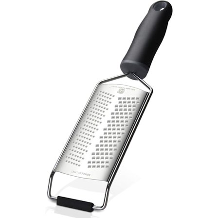 Ergonomiskt Handtag i TPE-plast av Rostfritt Stål för Ost, Citron, Ingefära, Potatis etc. med Plastskydd