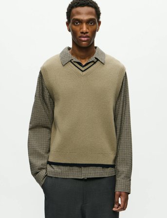 WOOD WOOD Wwcobek Vest 25193 - Green - XXL