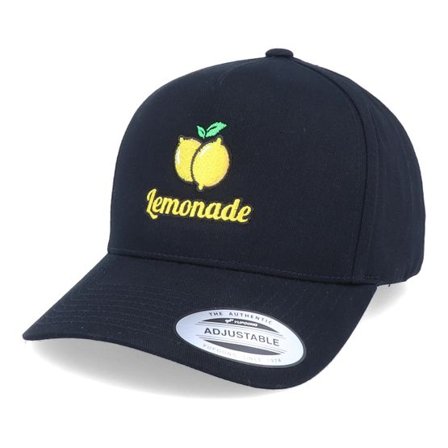 Iconic - Svart adjustable Keps - Citrus Lemonade A-Frame Black Adjustable @ Hatstore
