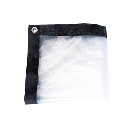 2024 Regntæt Klud med Øjer Vandtæt PE Planteovertræk Isolering Transparent Presenning Campingudstyr