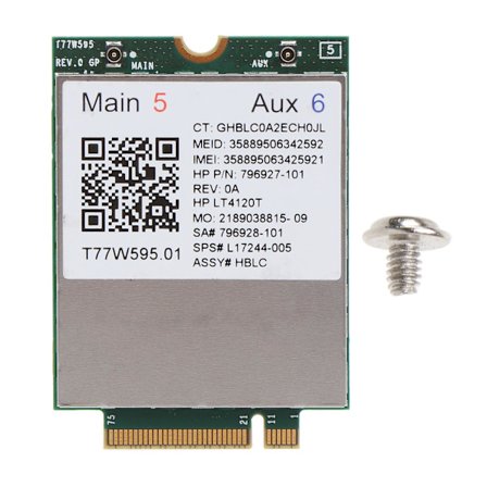 4g Wwan til M.2 150mbps Lte Modem T77W595 til Hp Elitebook 850 G3 Notebook Pc