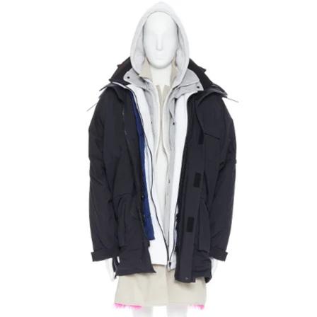 Balenciaga Vintage Pre-owned nylon overtj Sort, Dame Vintage Jakker